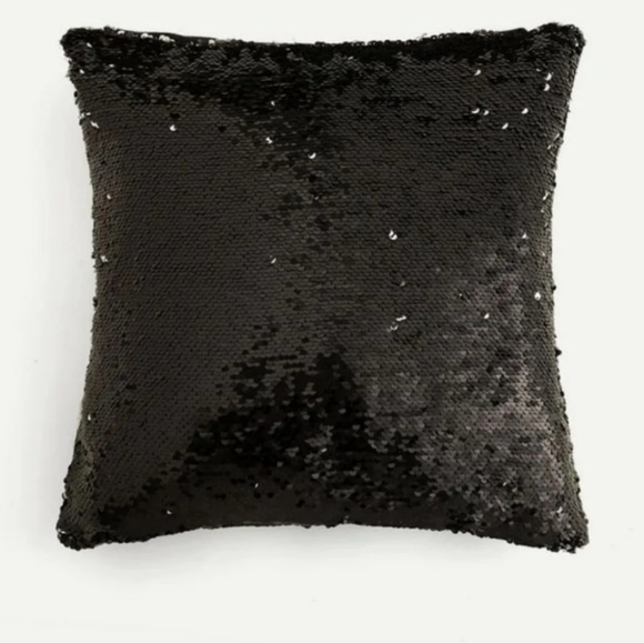 Down Feather Sequin Pillow - Picture 2 of 6